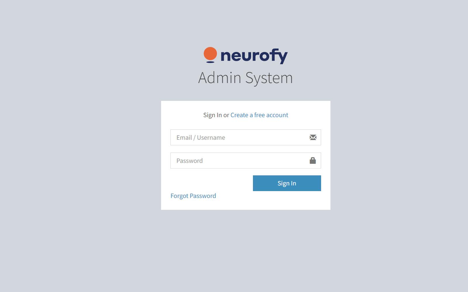 Neurofy — screen 1