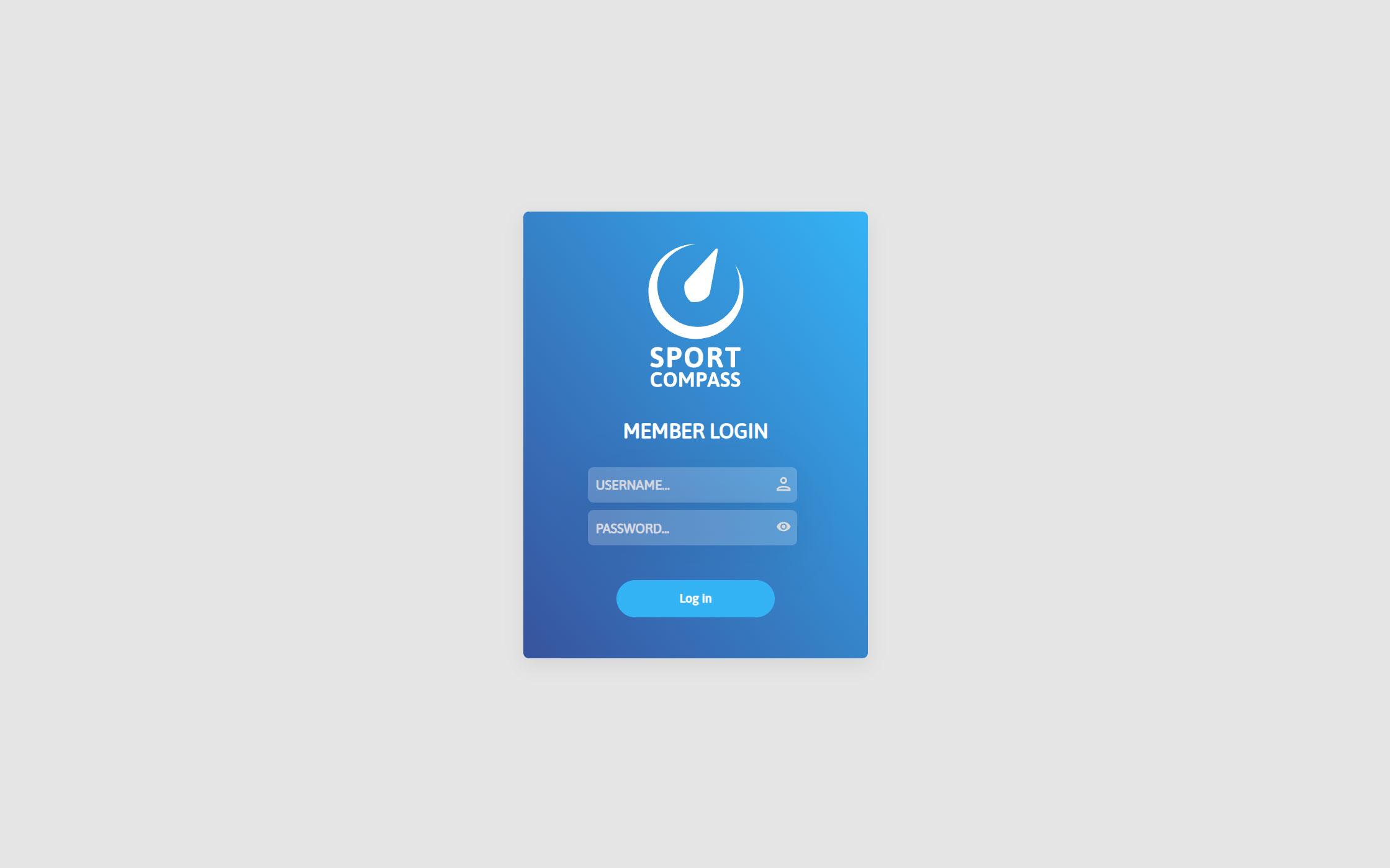 Sport Compass — screen 1