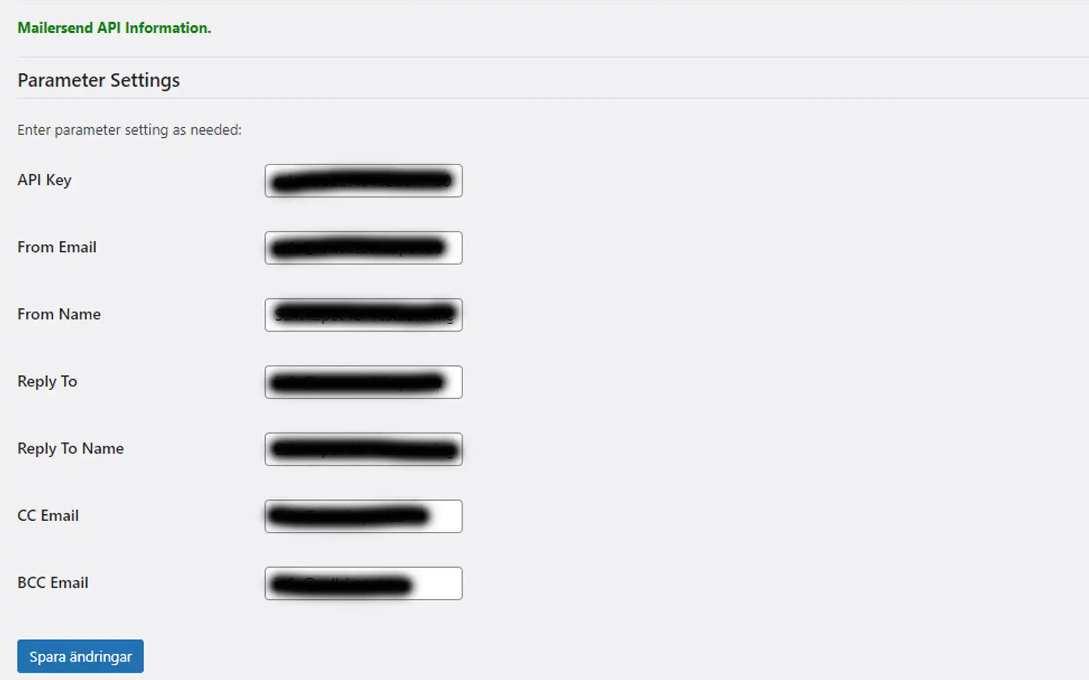 MailerSend API integration — screen 1