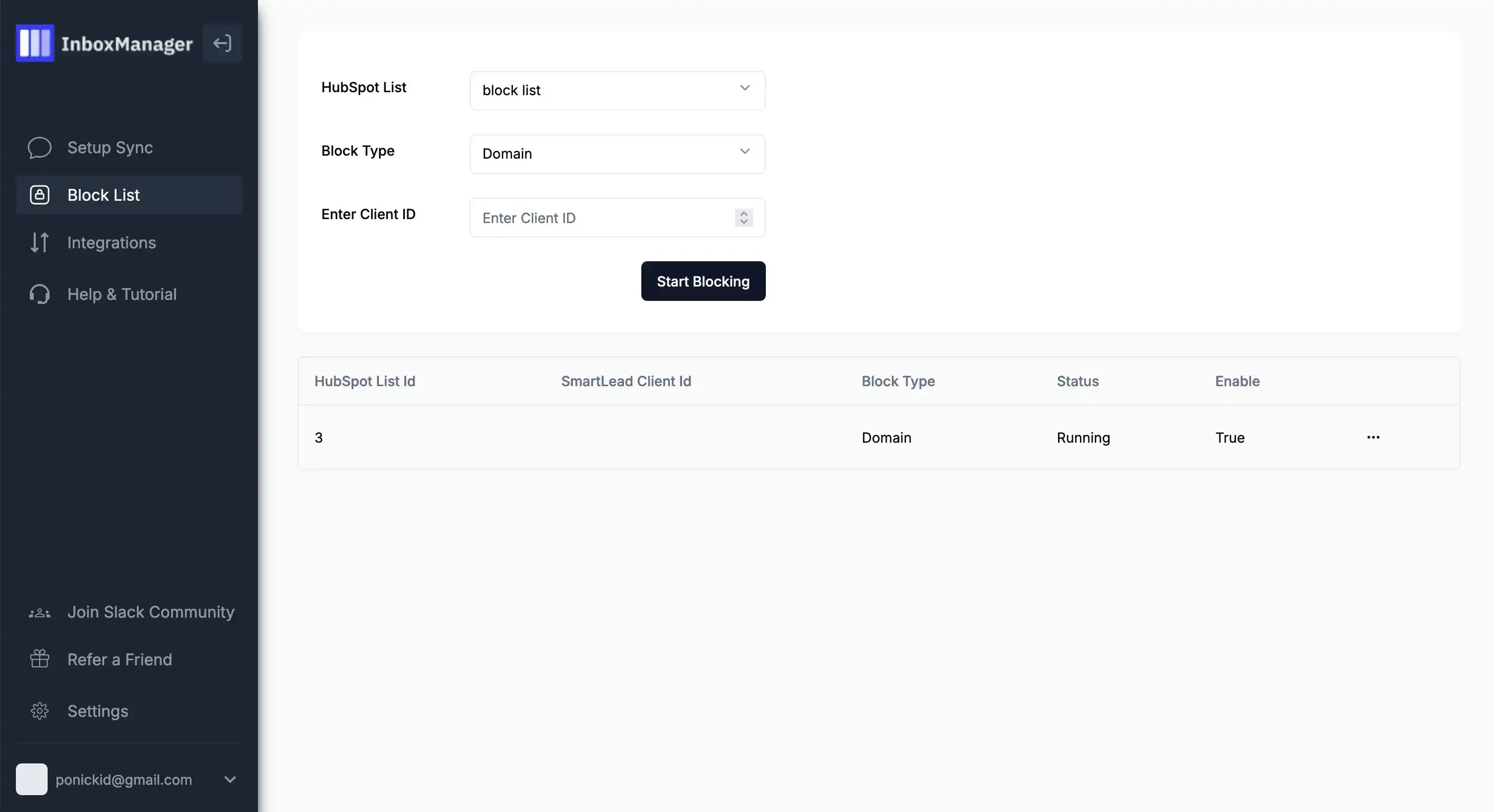 Smartlead HubSpot App - InboxManager — screen 2