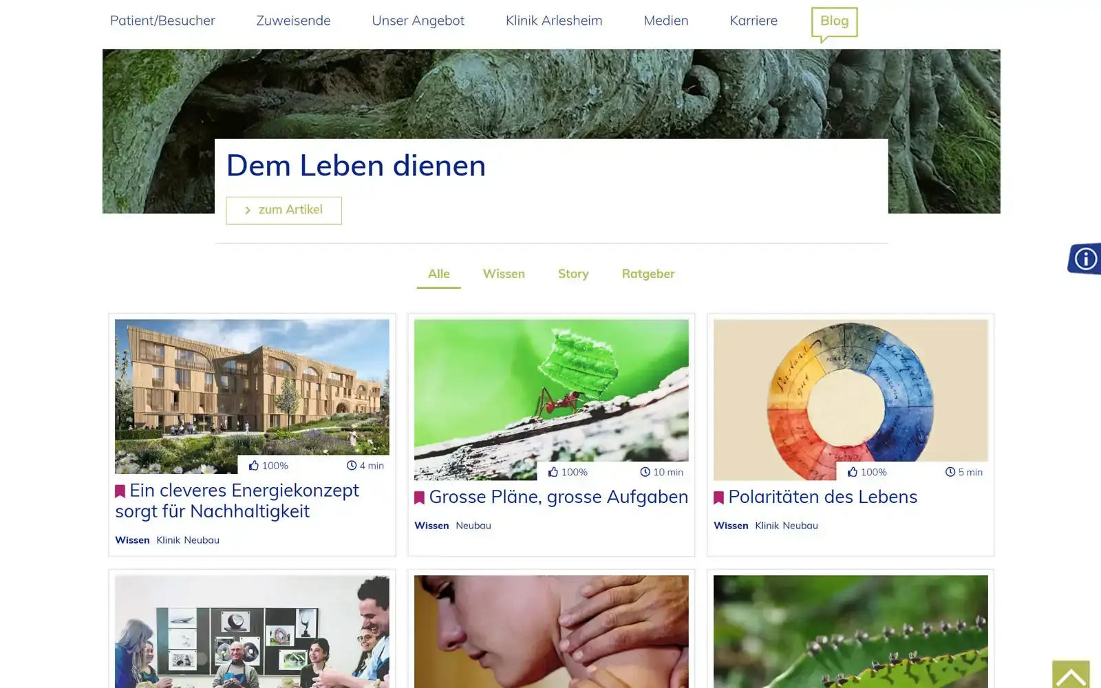Klinik Arlesheim — screen 3