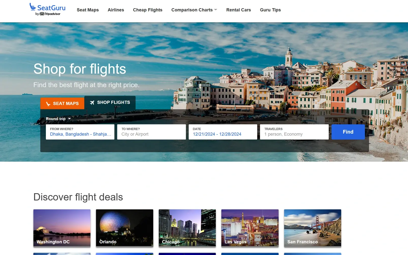 SeatGuru — case study preview