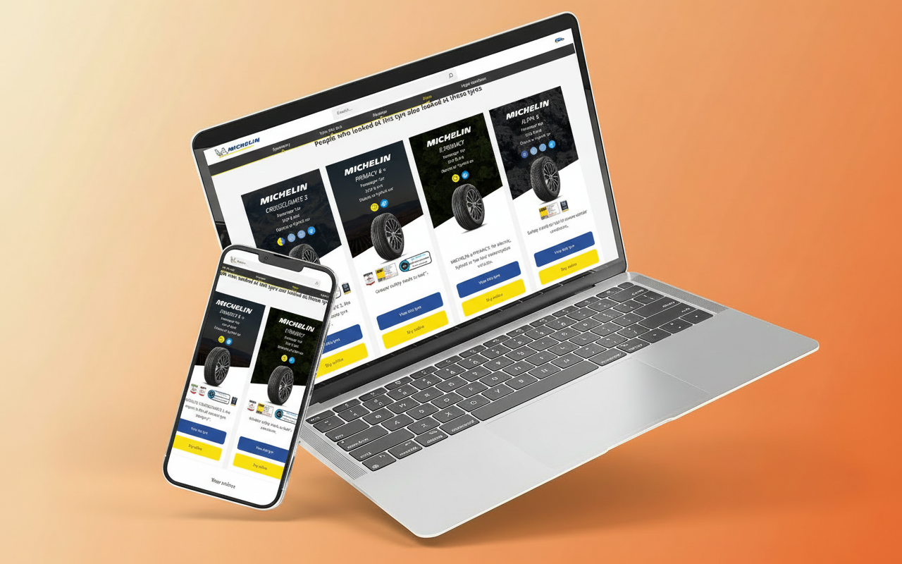 Michelin Tire Platform Multilingual Catalog Showcase